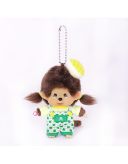 Monchhichi 鳳梨包女孩大頭掛件