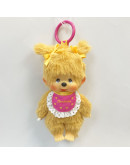 Monchhichi 金色雙辮女孩掛件