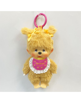 Monchhichi 金色雙辮女孩掛件
