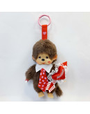 Monchhichi 心形唇印男孩掛件
