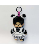 Monchhichi 連衣裙黑色女孩掛件