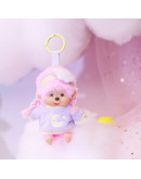 Monchhichi糖果粉色坐款女孩掛件