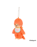 Monchhichi 色彩系列橘紅色男孩掛件