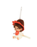 Monchhichi Monmate 復古花朵大頭掛件