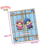 Monchhichi 冬季主題毛毯