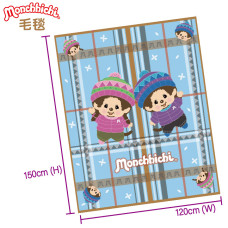 Monchhichi 冬季主題毛毯