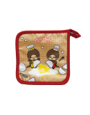 Monchhichi 卡其色隔熱墊
