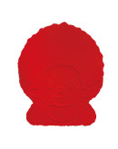 Monchhichi 紅色矽膠墊